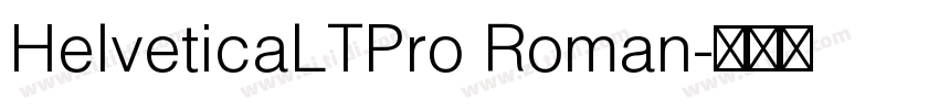 HelveticaLTPro Roman字体转换
